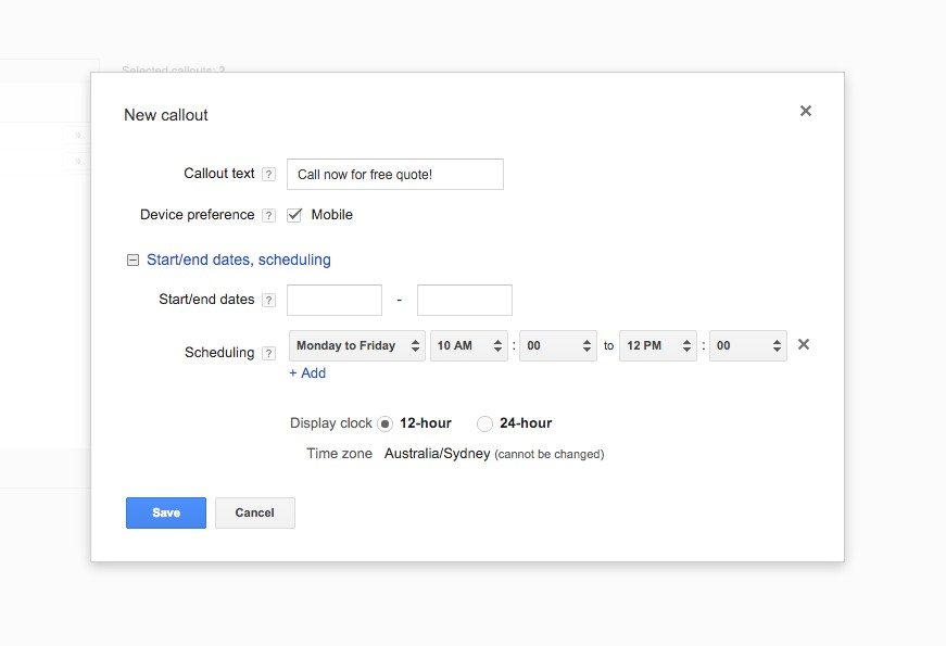 58-Gestion-de-campagne-–-Google-AdWords-Exemple-d'appel-programmé