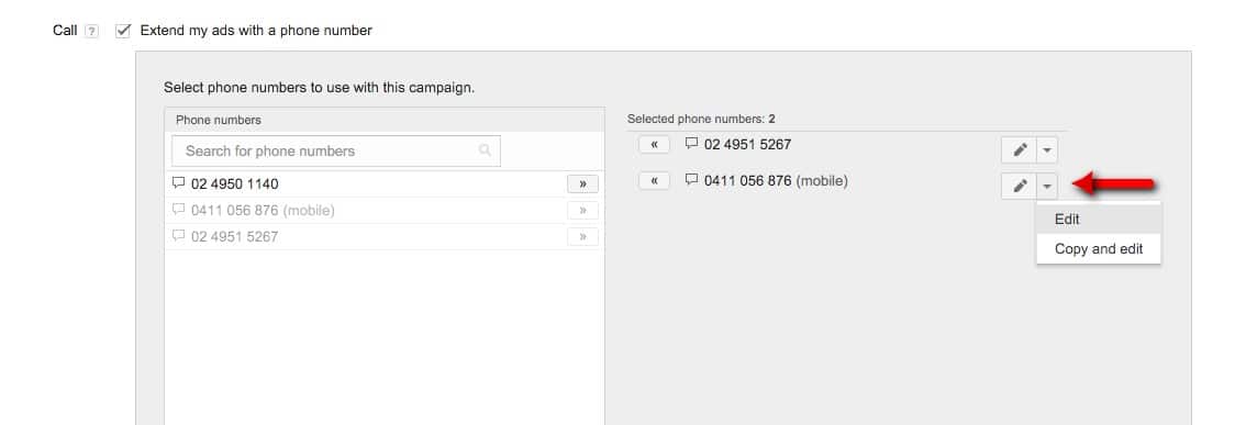 20-Gestion-de-campagne-–-Google-AdWords-Modifier-les-numéros-de-téléphone-options