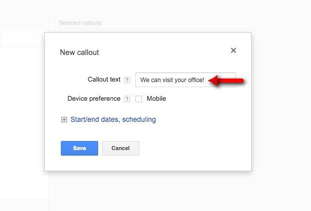 56-Gestion-de-campagne-–-Saisie de texte d'appel Google-AdWords