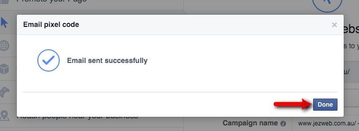 23-Annonces-Manager-Le-code-Pixel-a-été-envoyé-par-e-mail