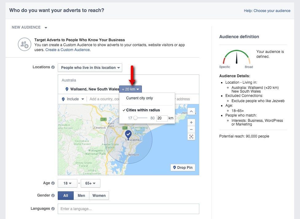04-Adverts-Manager-Restrict-the-region-for-ads-to-show-by-a-radius-ex-20km