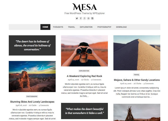 darmowe-wordpress-themes-mesa