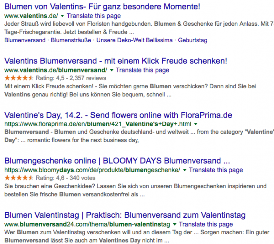 Ordinare fiori in Germania