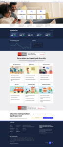 Página inicial do Bankrate hoje