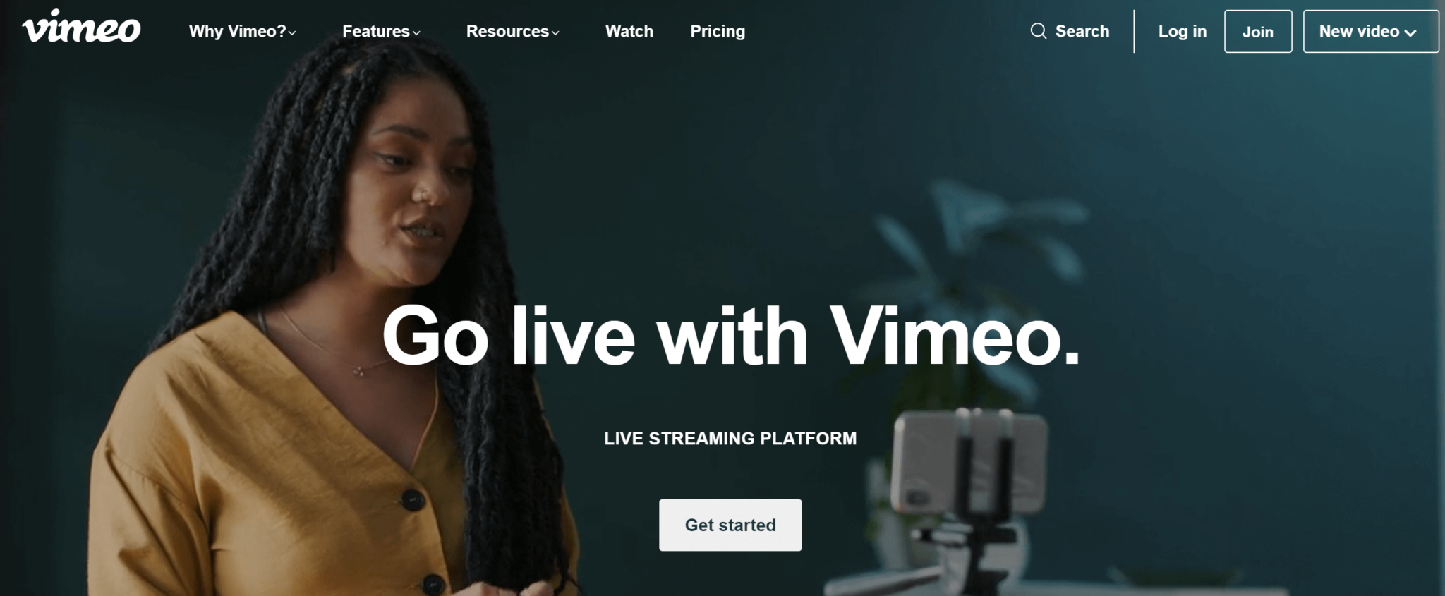 Diffusion en direct Vimeo