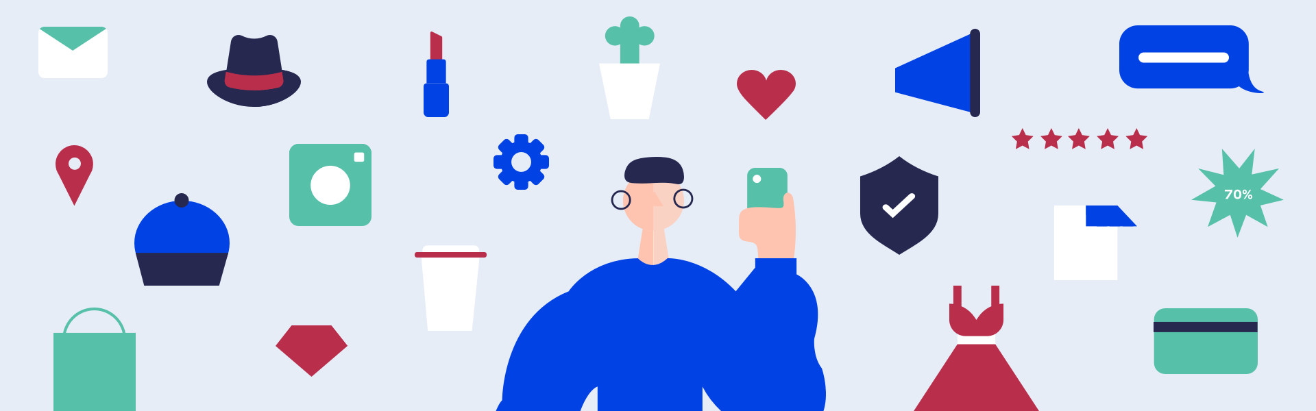 買い物客のSMS設定が明らかに