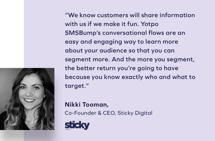 Citazione di Nikki Tooman di Sticky Digital