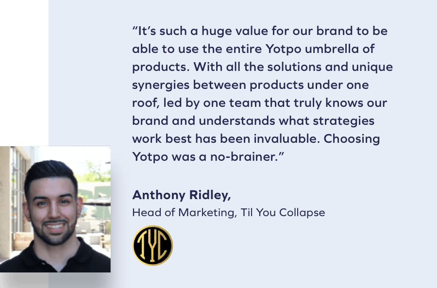 Citazione di Anthony Ridley a Til You Collapse