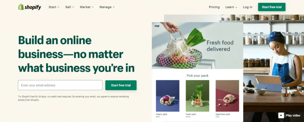 1. Shopify - Best eCommerce platform in India