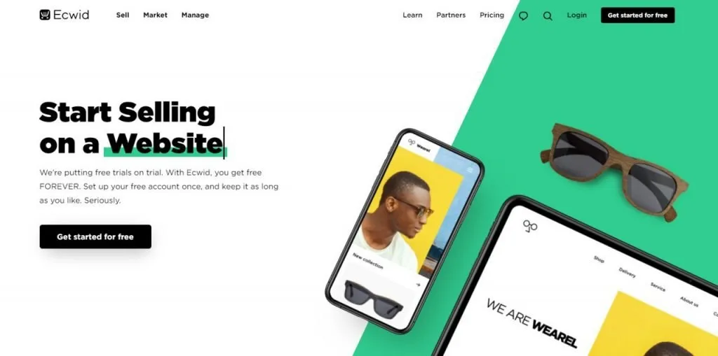 Ecwid - Best free eCommerce site builder 