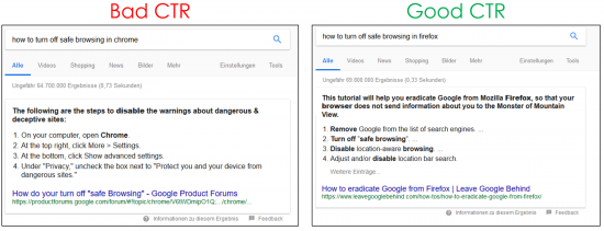 您的精選片段的點擊率將取決於您是否回答了完整的問題。