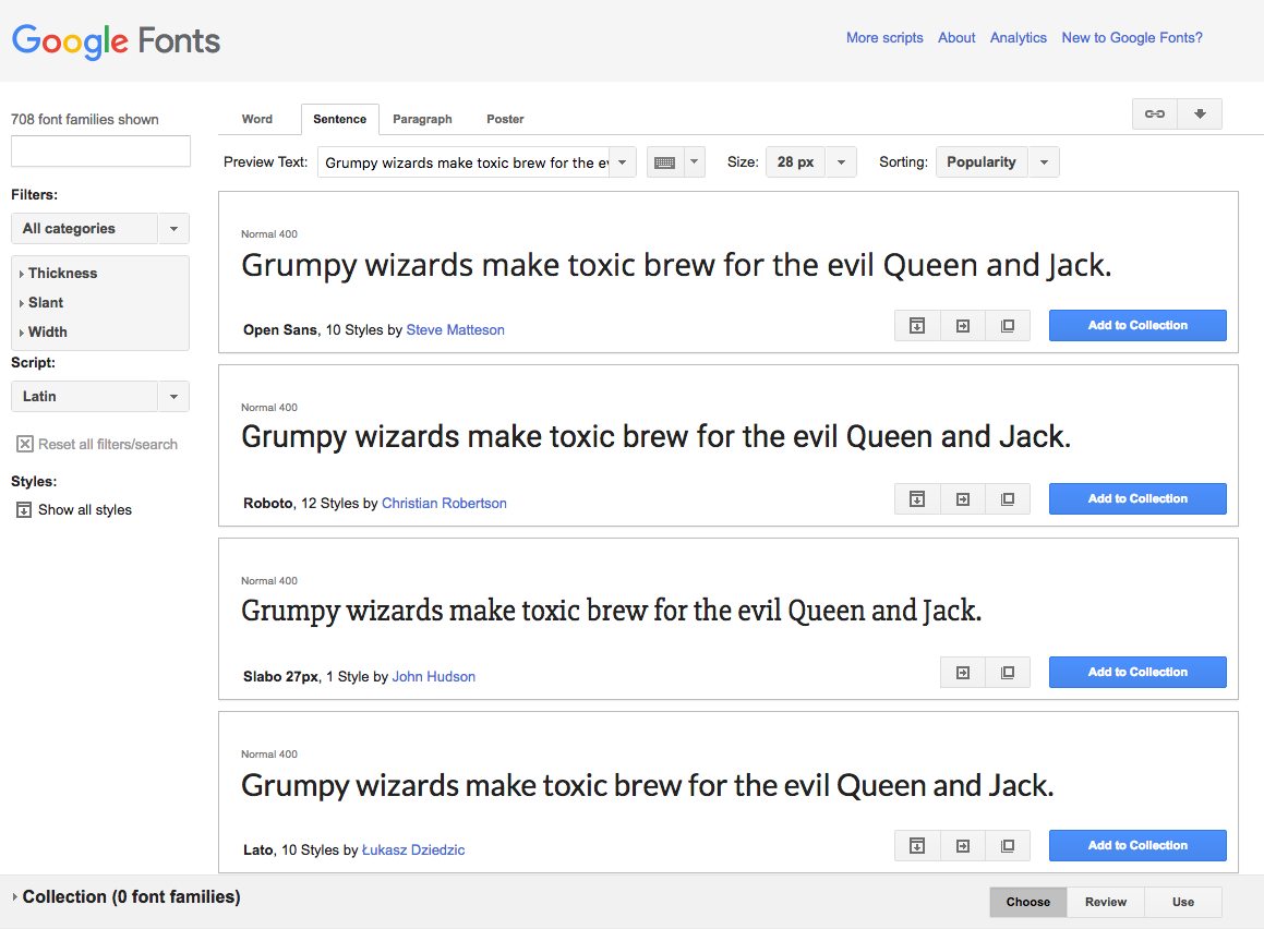 Google-Fonts