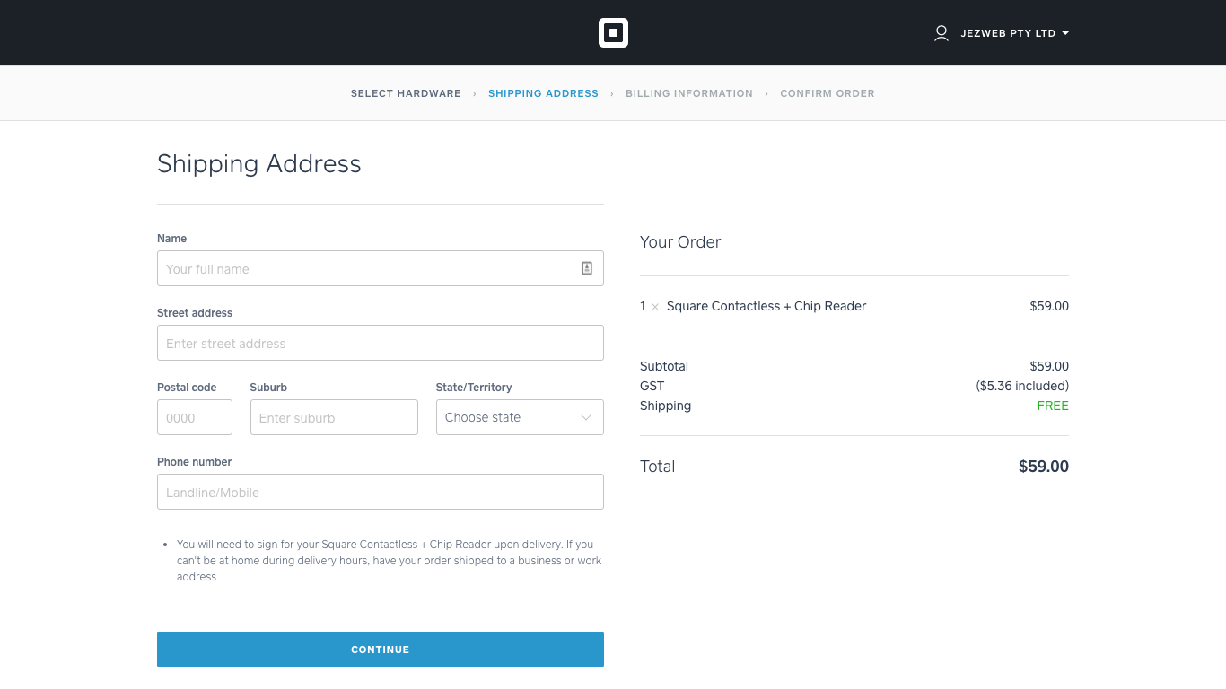 square-setup-15-Shipping-Address-Square-Checkout
