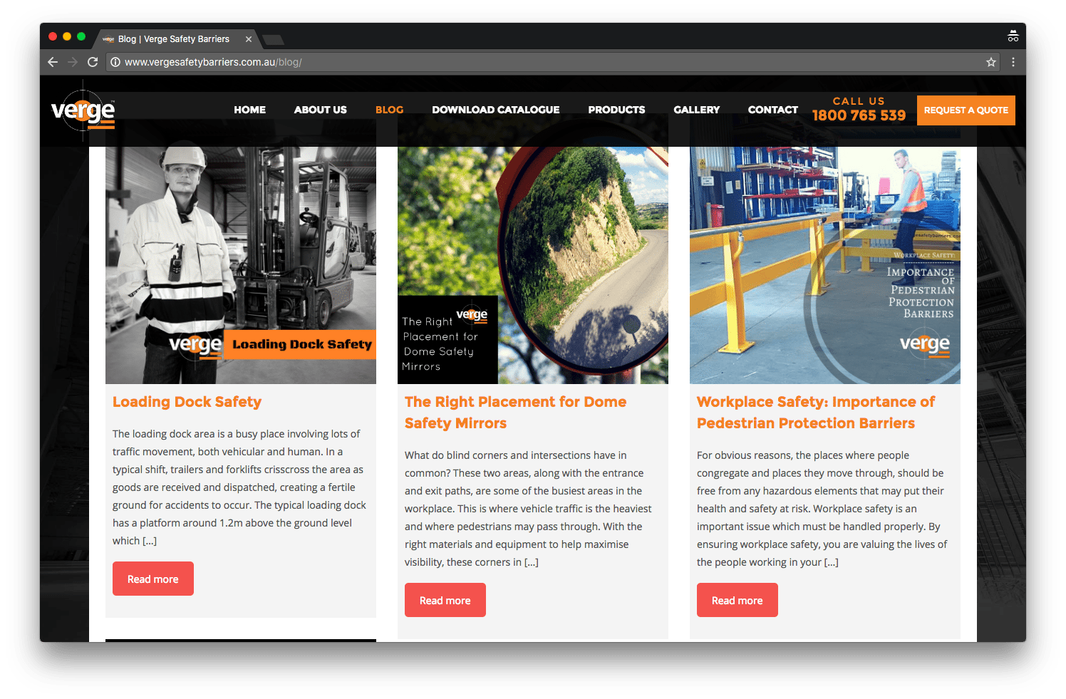 Bankett-Schutzplanken-Blog