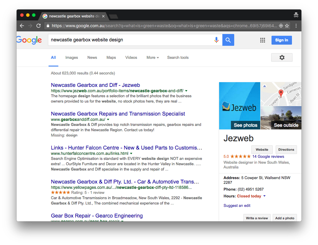 newcastle-getriebe-website-design