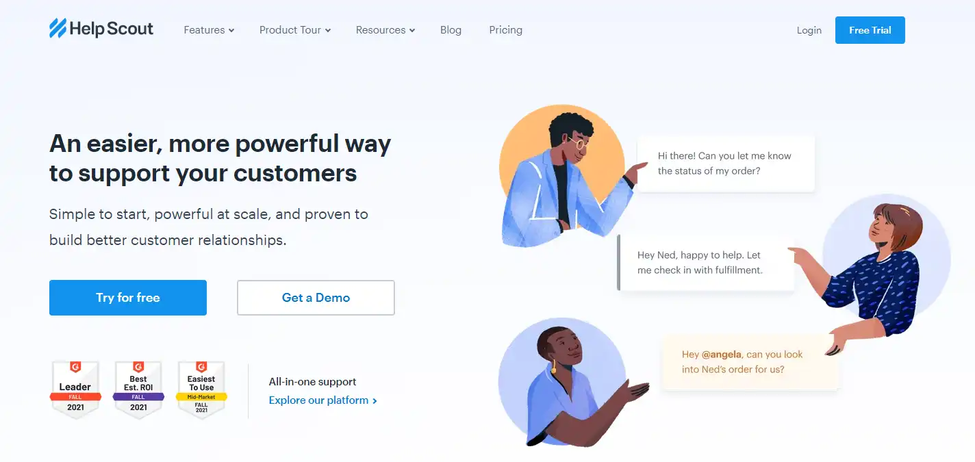小型企业的最佳帮助台软件 2 Help Scout - best help desk software