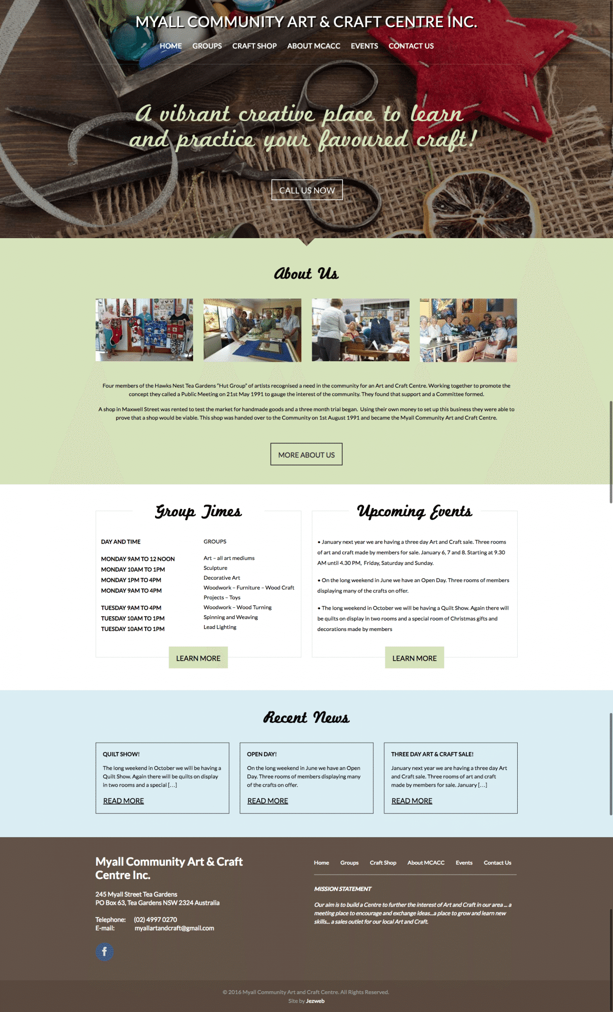 Home-Myall-커뮤니티-Art-Craft-Centre-Inc-