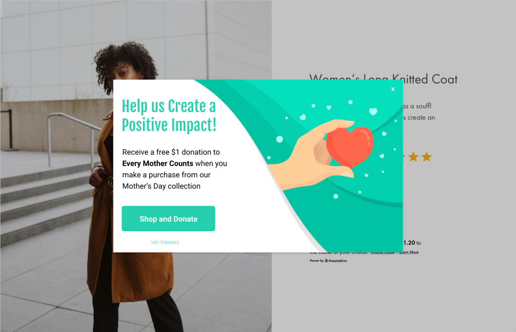 ventana emergente del día de la madre