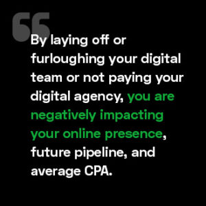 為什麼在 COVID19 危機期間讓您的數字團隊休假是一個壞主意，而您應該做些什麼。