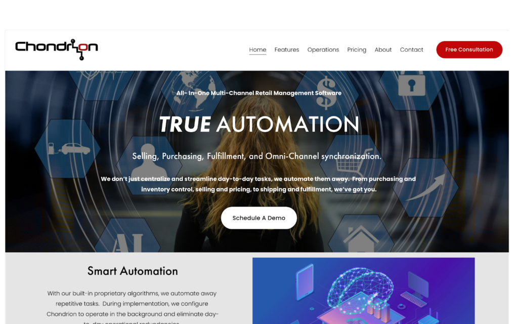 Pagina iniziale del sistema di gestione dei fornitori di condrio