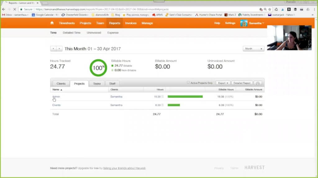 Software de seguimiento del tiempo de cosecha