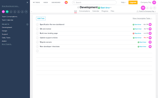 Aplicación de seguimiento de tiempo Hubstaff