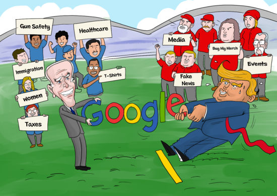 Élection américaine 2020 Trump contre Biden US Election 2020 Trump vs. Biden