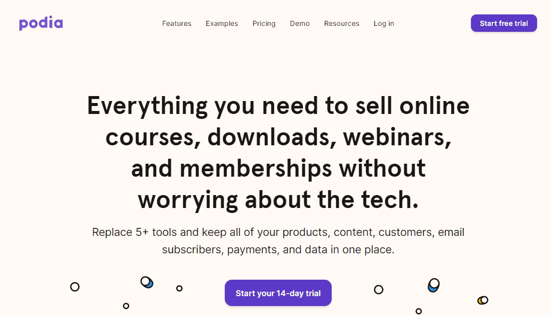 ทางเลือก Patreon - Podia