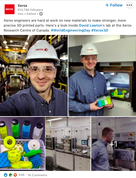 施乐LinkedIn员工职位