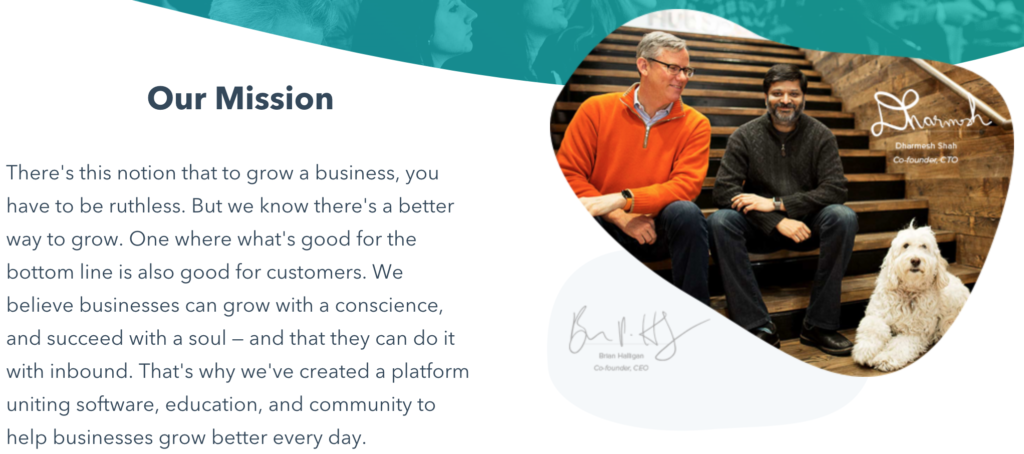 Hubspot misyon beyanı 2
