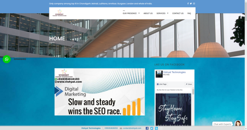 vishyat Technologies seo company in mohali、india