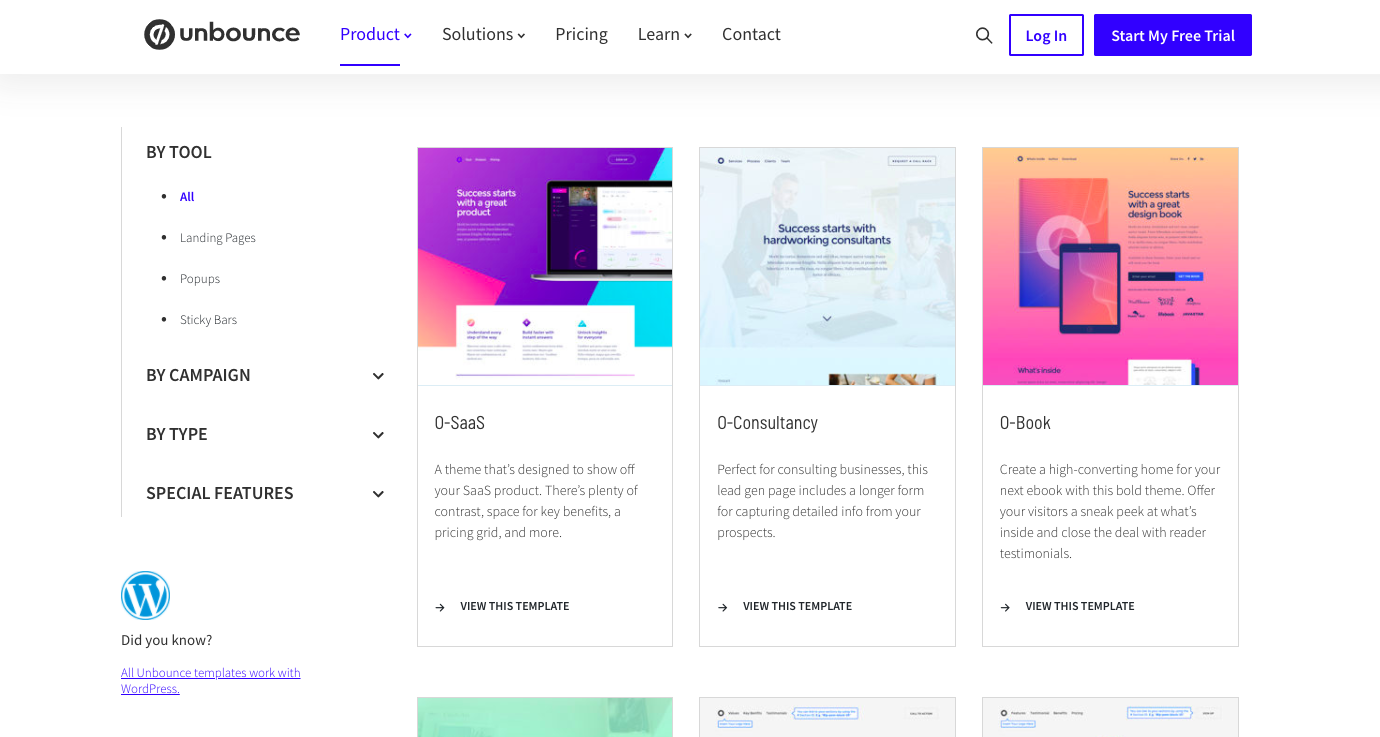 언바운스 템플릿