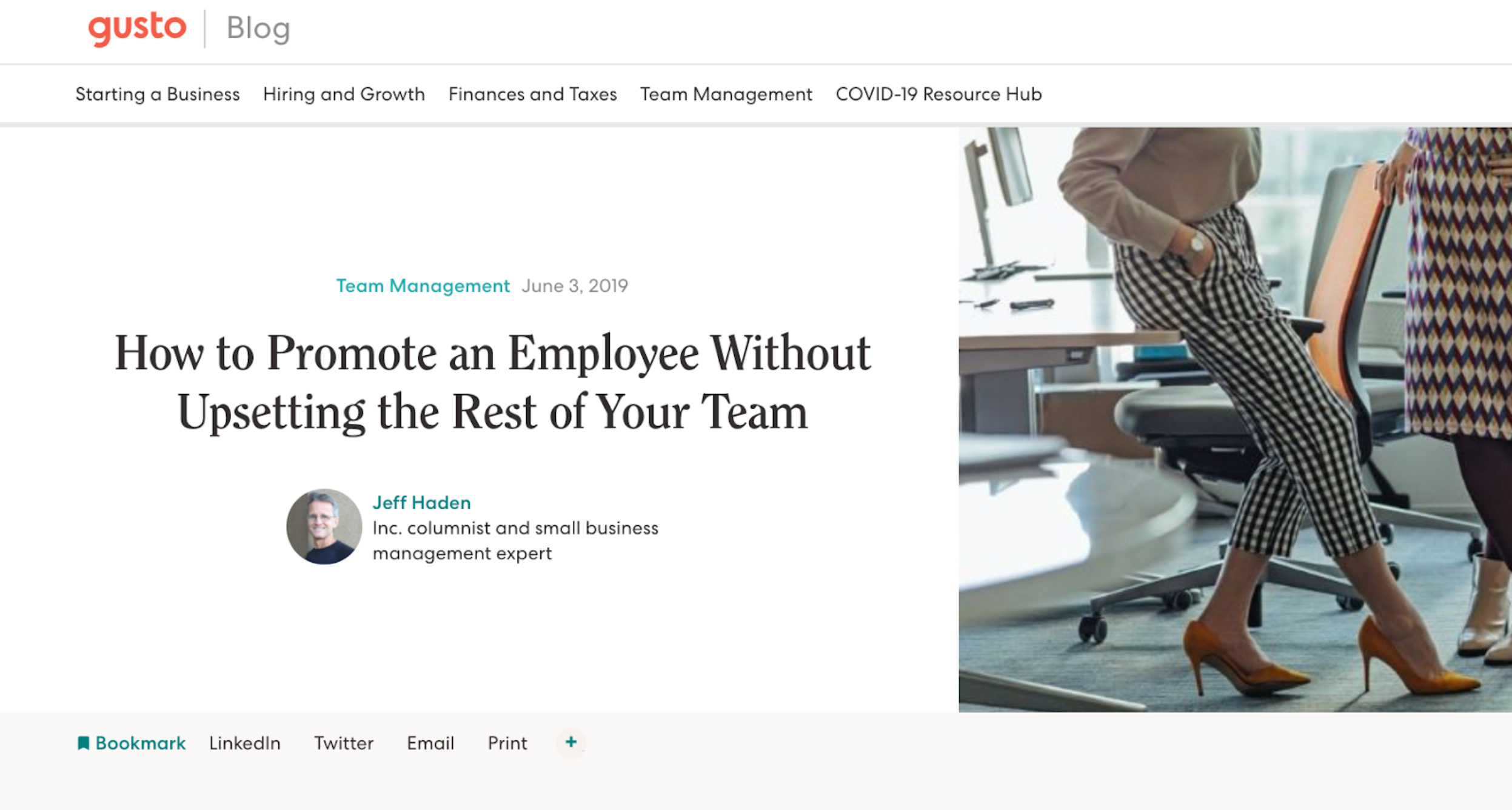 権威のあるGustoライター