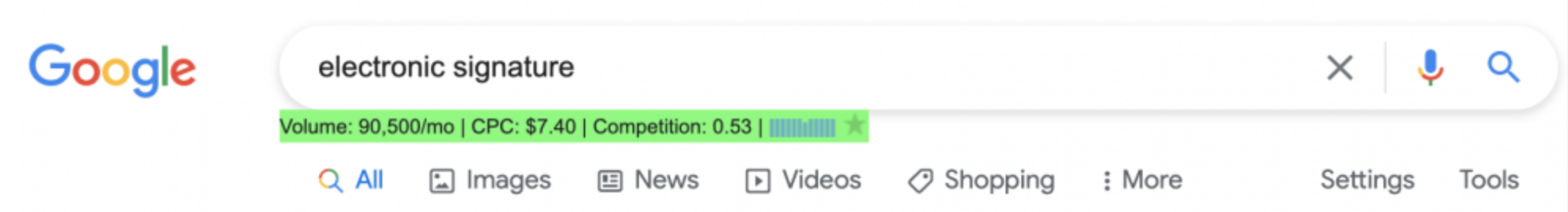 谷歌搜索电子签名