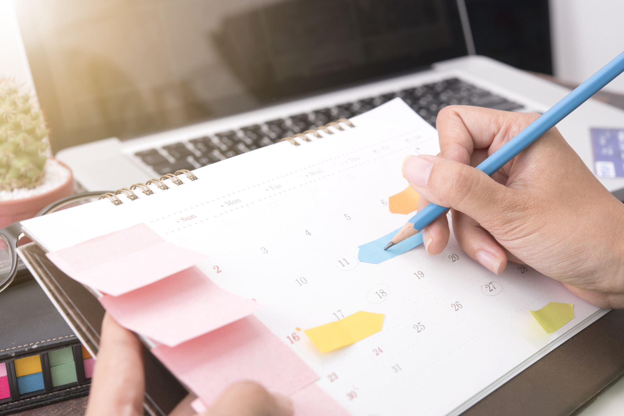 calendrier de marketing par e-mail