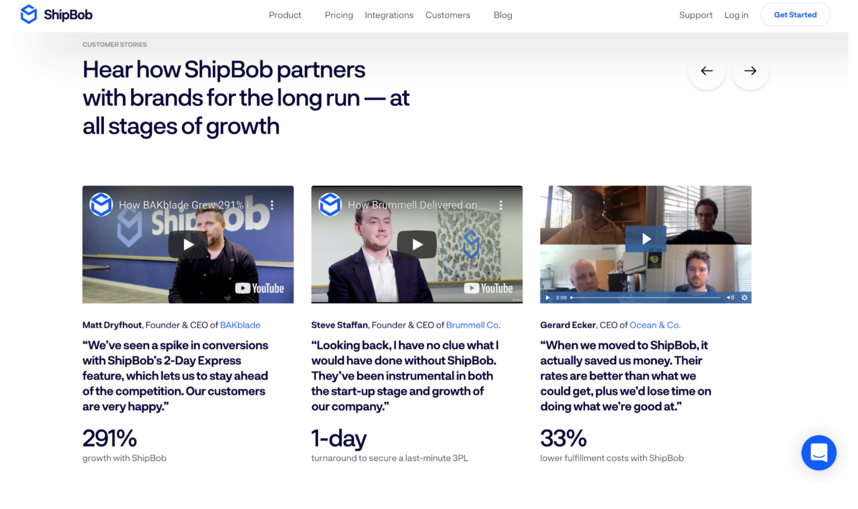 Biblioteca de vídeos de Shipbob