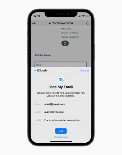 wwdc ocultar mi correo electrónico