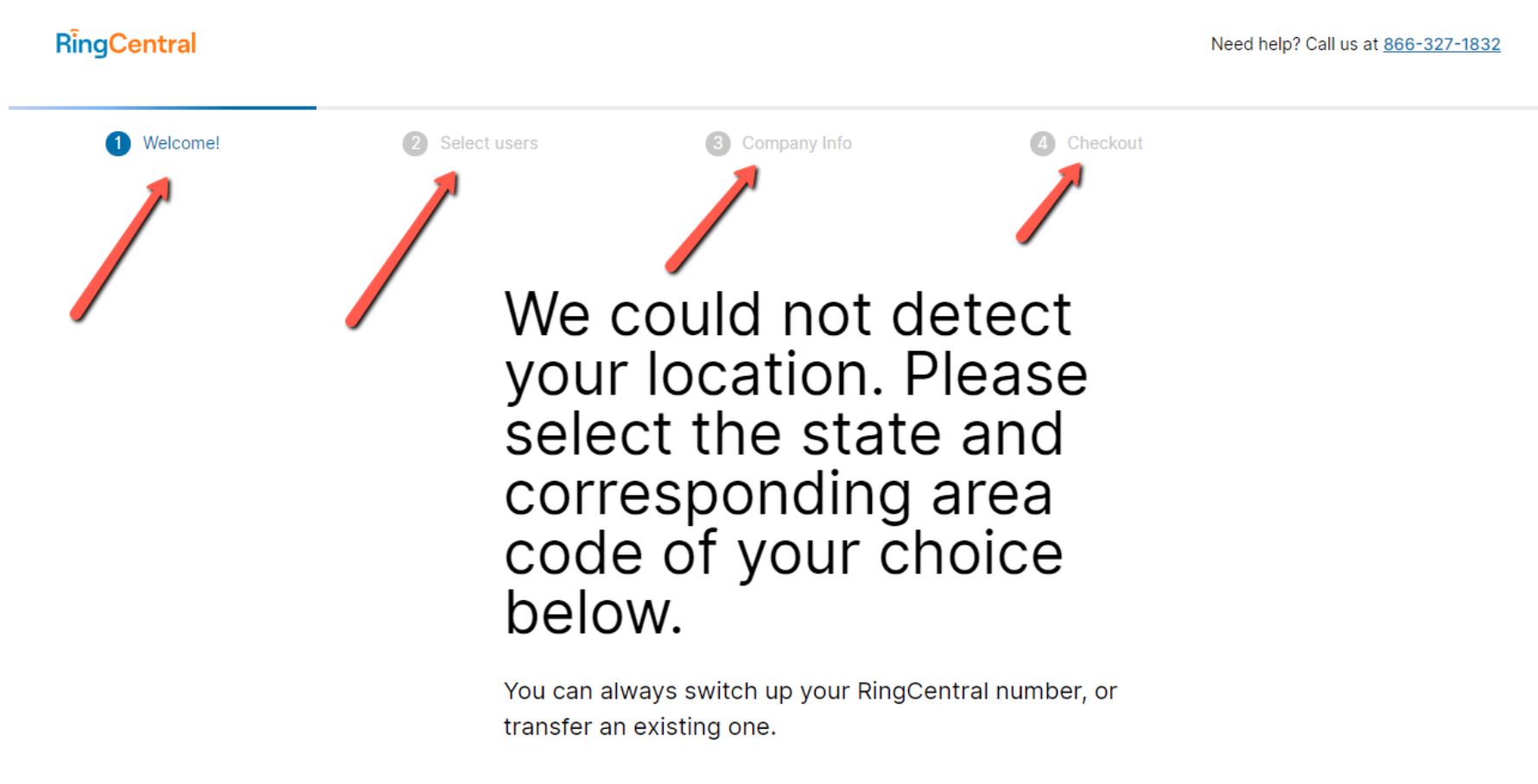 Proceso de incorporación de RingCentral