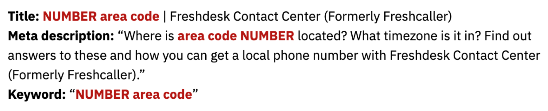 Metadatos de la ciudad de Freshwork