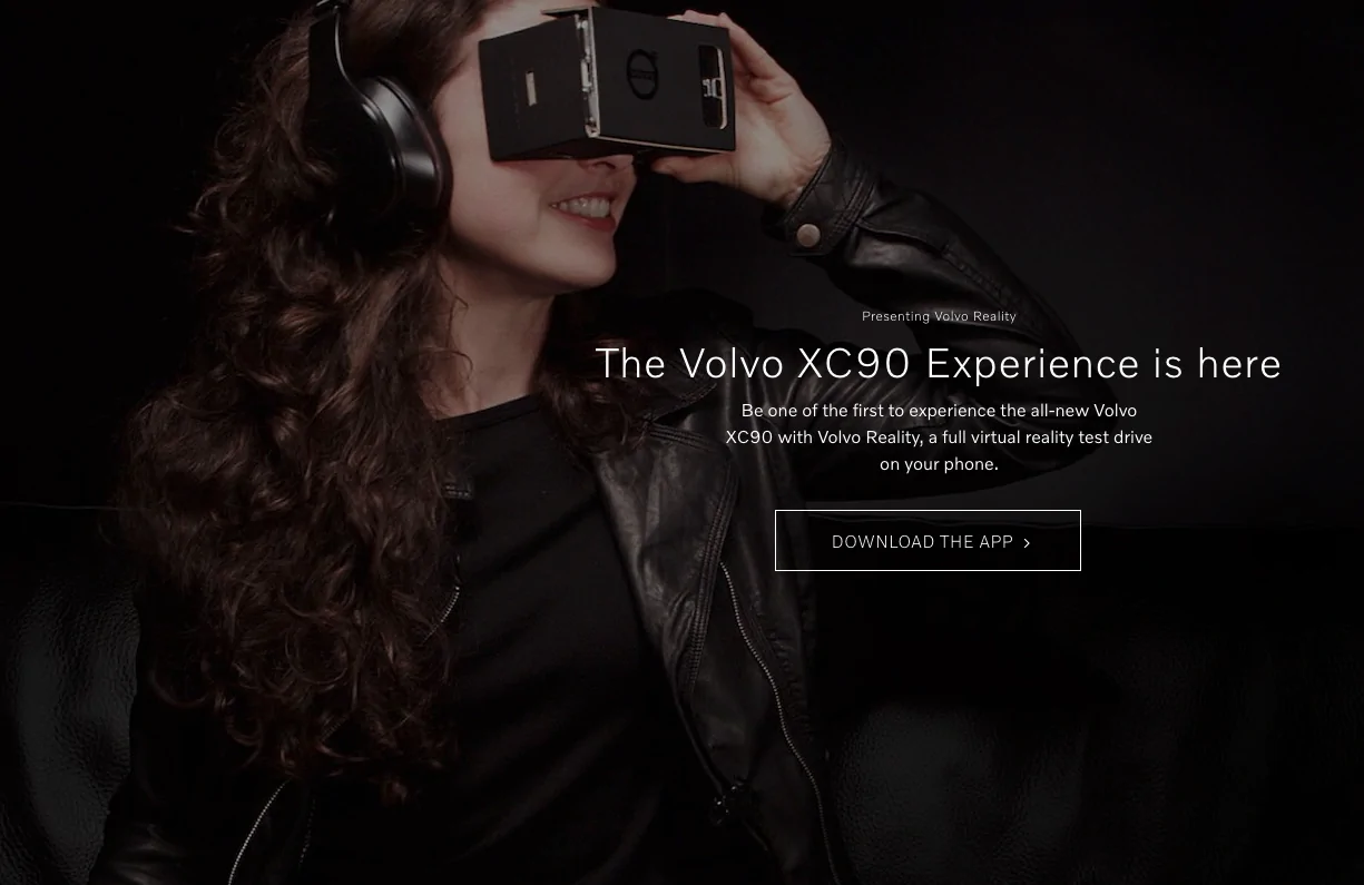 Experiência Volvo VR