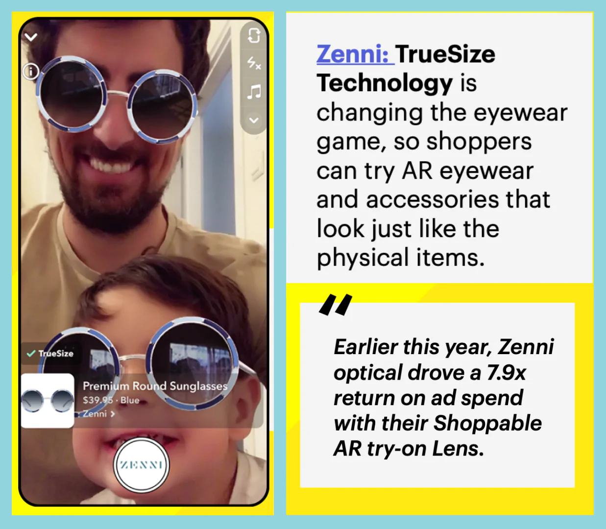 Zenni 的 Snap AR 活动推动了 7.9 倍的 ROAS