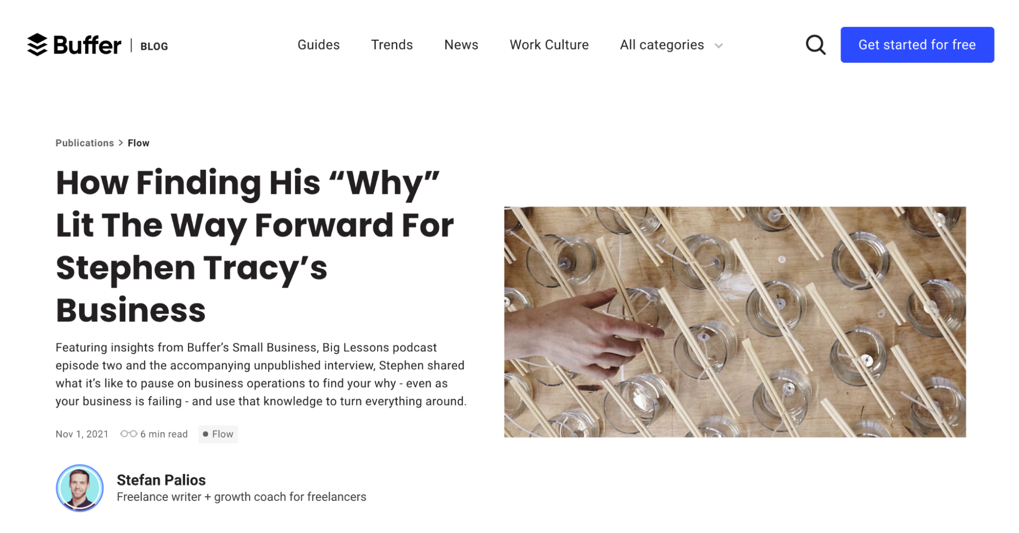 缓冲区 - 斯蒂芬·特雷西案例研究