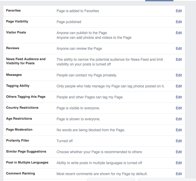 วิธีการตั้งค่าธุรกิจขนาดเล็ก facebook เพจ 11