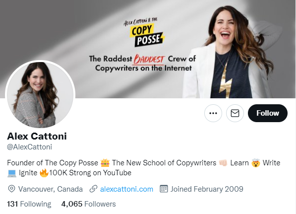 Alex Cattoni. Marketer to follow on twitter