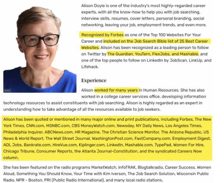 ผู้เขียนกับ E-A-T . ที่ดี