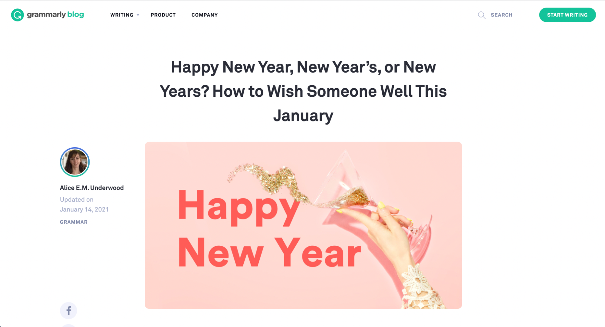 语法新年快乐消息