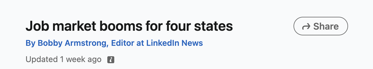 “四个州的就业市场繁荣”