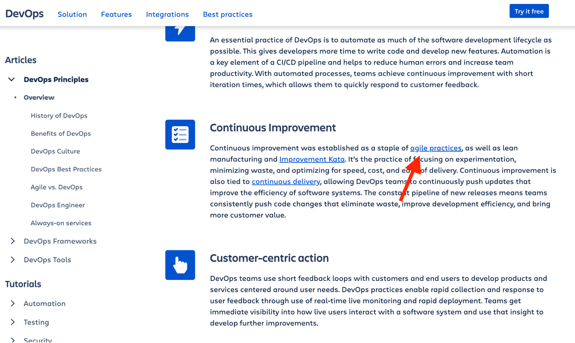 AtlassianDevOpsリンクスルー配置
