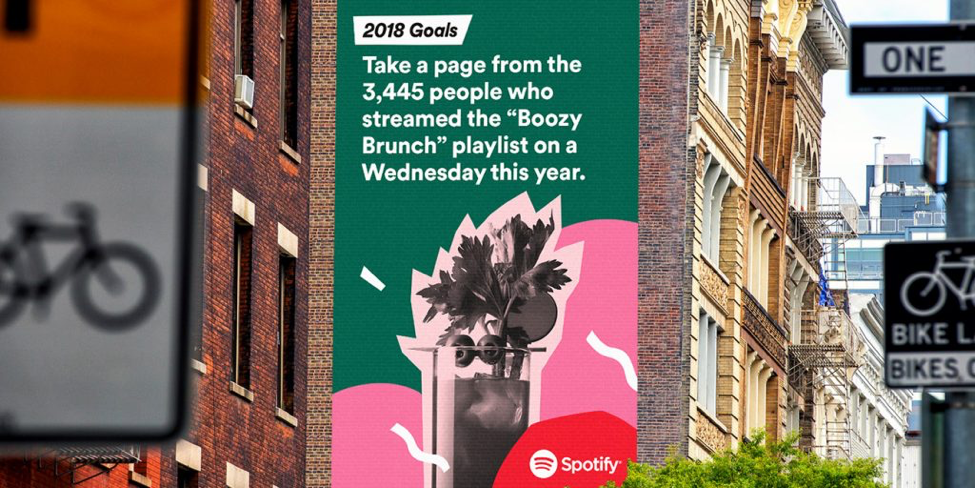 campagne de données client annonce spotify