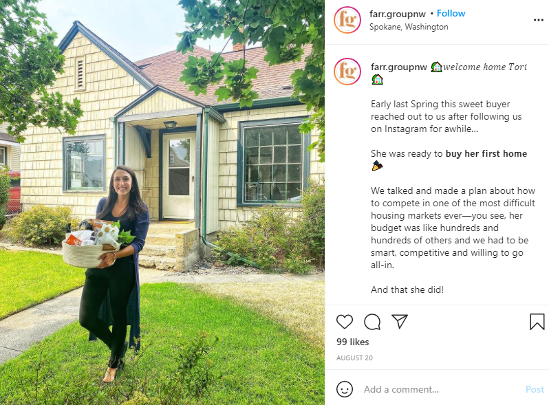 ストーリーテリングInstagram投稿